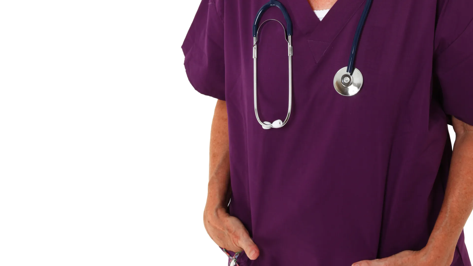 a man wearing a stethoscope around his neck