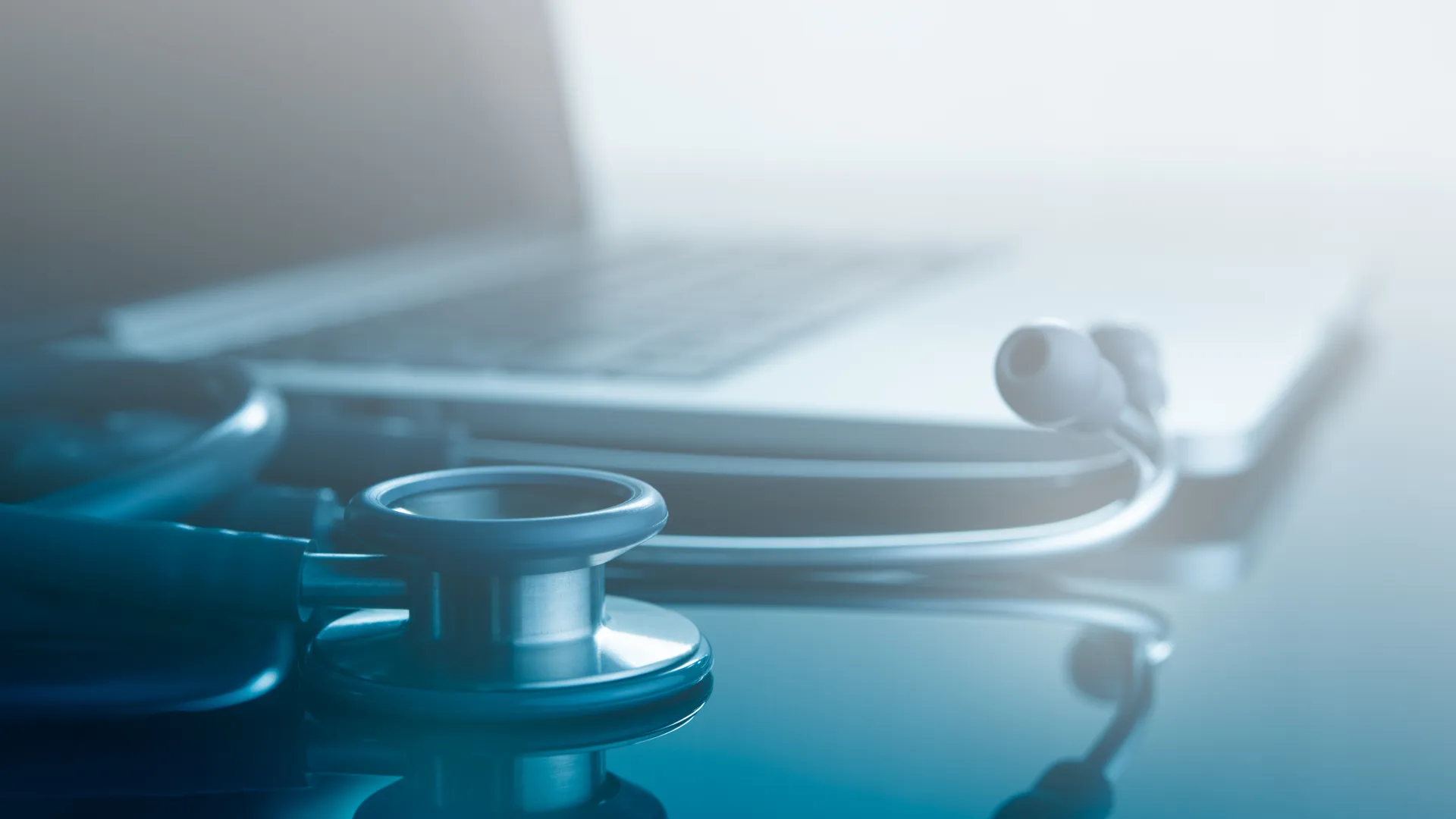 a close-up of a stethoscope on a table