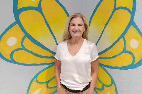 No Job Too Big or Too Small for Blue Butterfly Volunteer