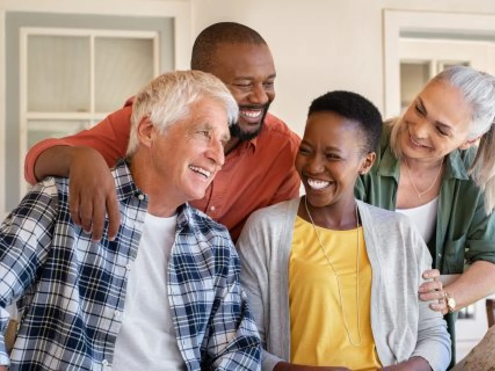 Rickie Byars Beckwith et al. smiling