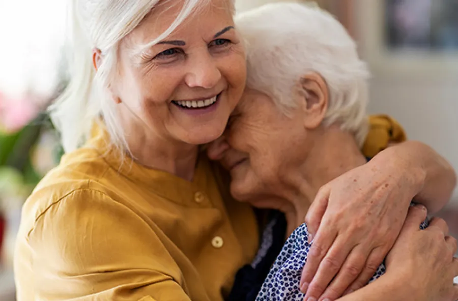 a man and woman kissing