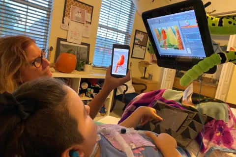 Pediatric Patient Becomes Aspiring Artist