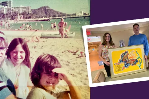 Butterfly Print Brings Suncoast Hospice Family Full Circle