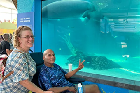 Tidewell Hospice’s Patient’s Wish Granted to Reconnect with the Sea