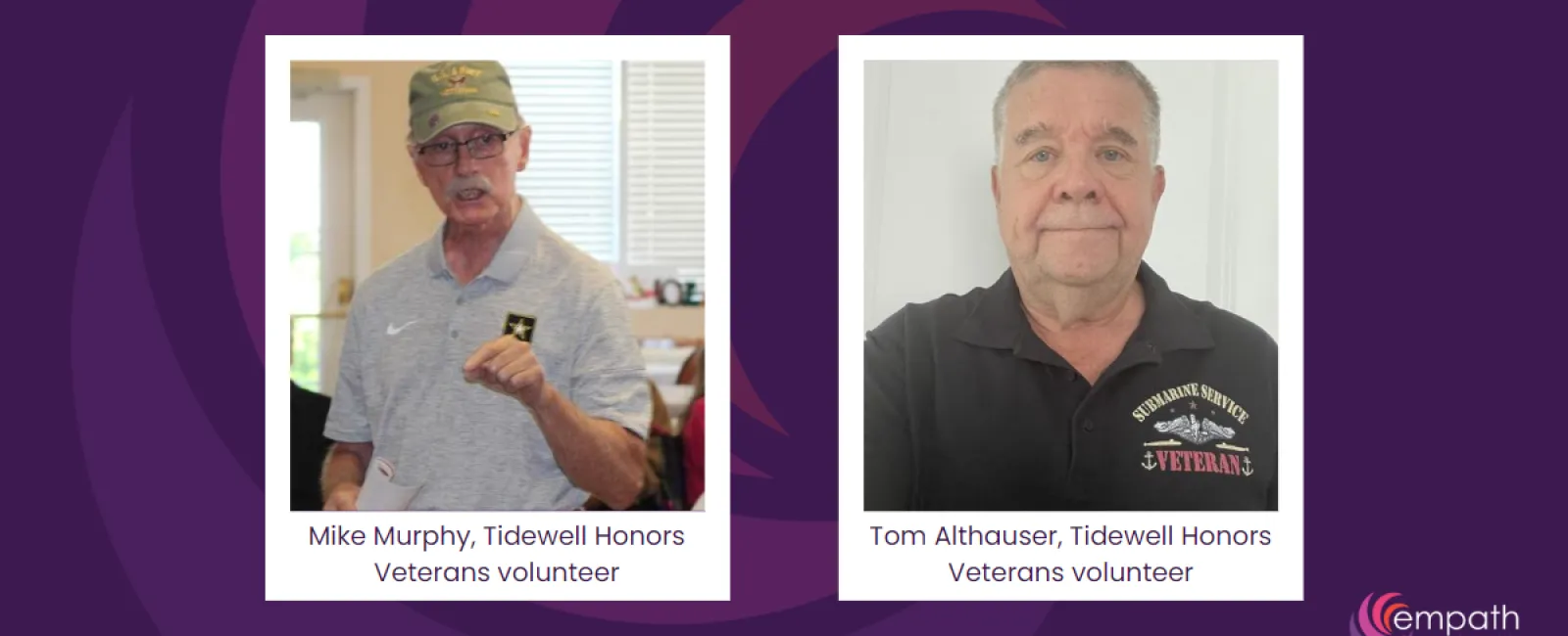 Veteran Volunteers Offer Peace, Honor to Empath Health Patients Who Served